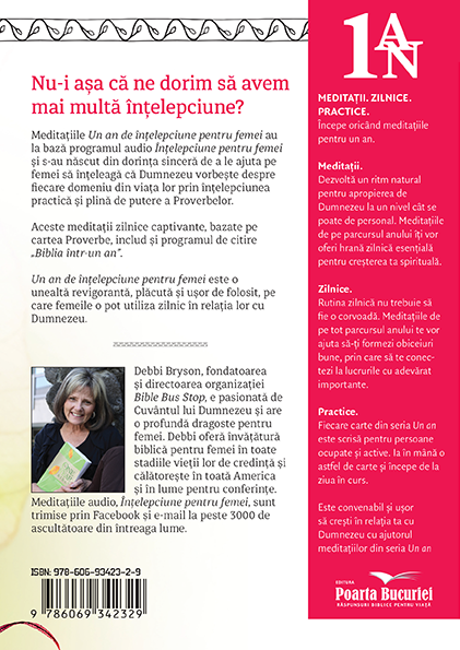Un an de înţelepciune pentru femei: 365 de meditaţii din Proverbe (Romanian Kindle Edition)